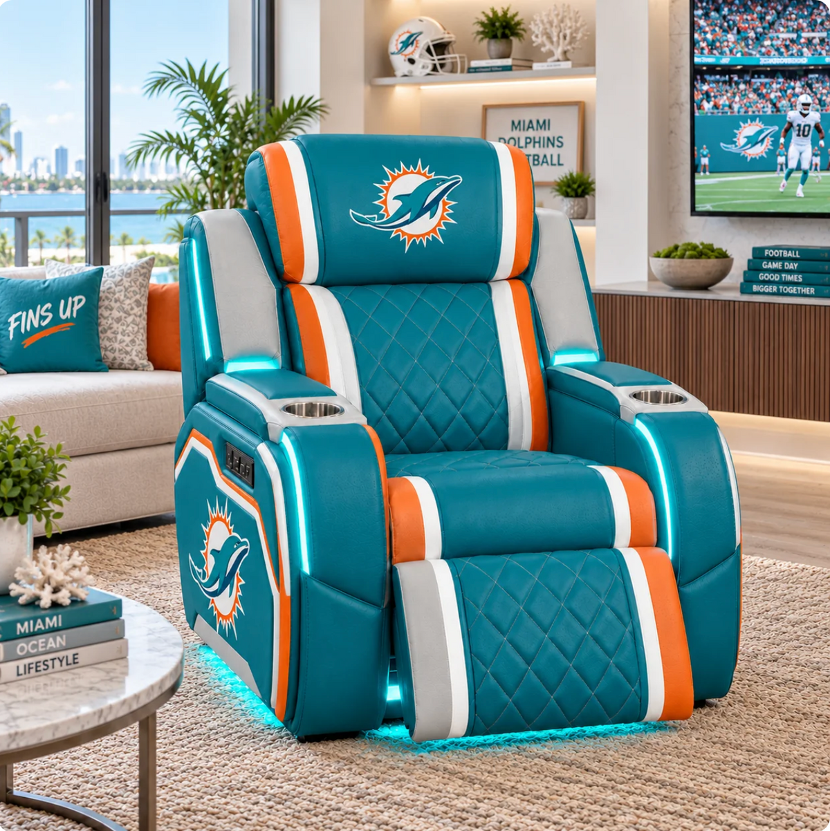Dolphins Recliner Chair