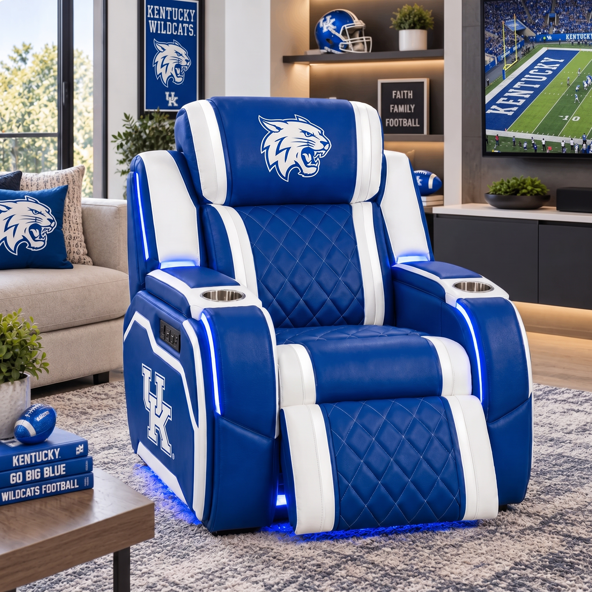 The Kentucky Wildcats Recliner Chair