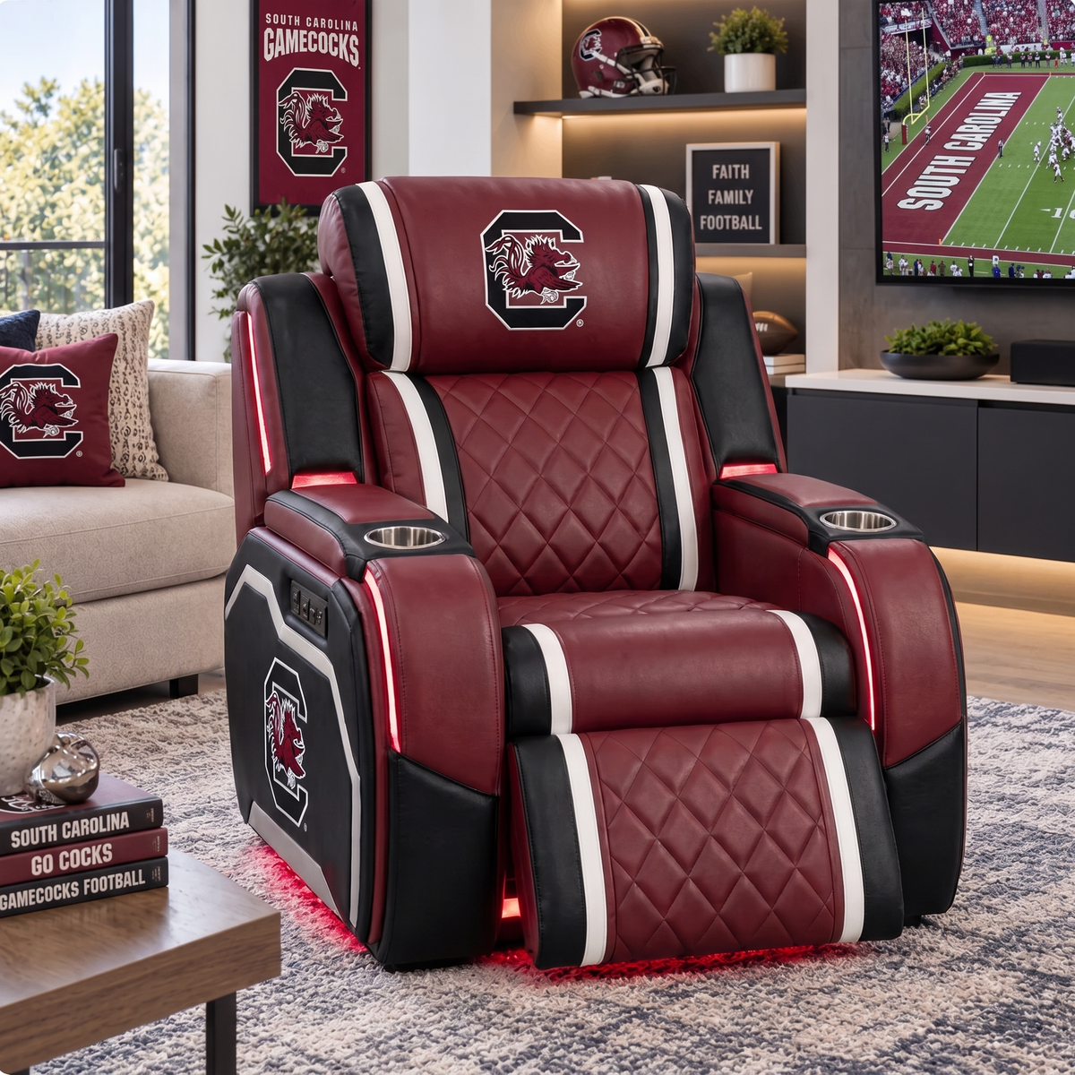 The South Carolina Gamecocks Recliner Chair