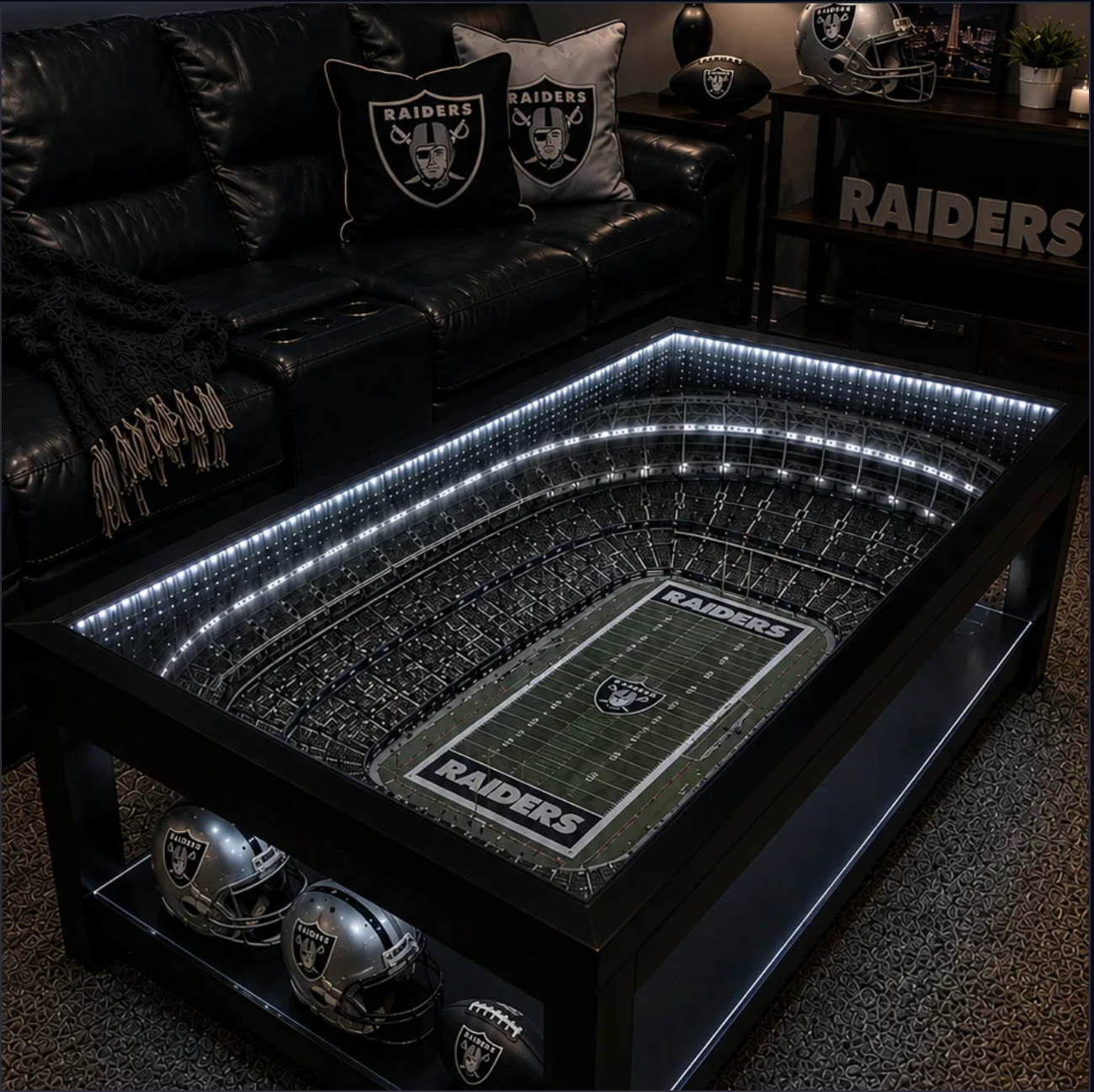 RAIDERS STADIUM TABLE