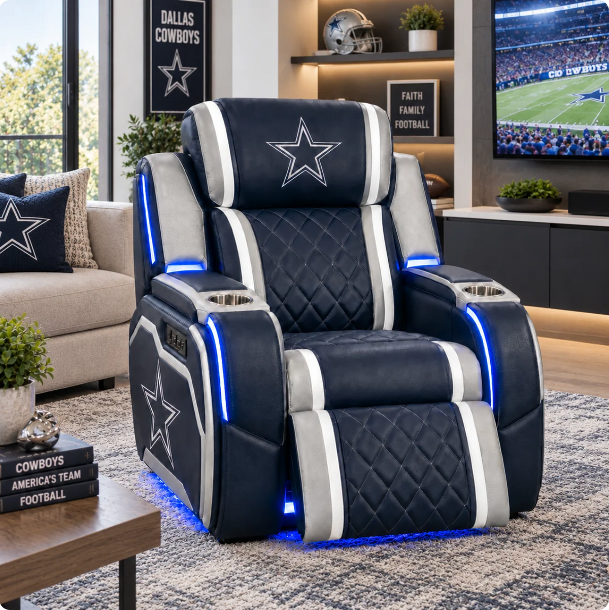 Cowboys Recliner Chair