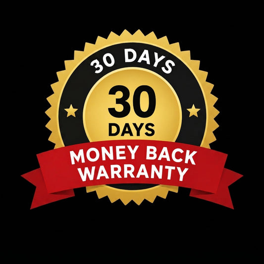 The 30 Days Money Back Warranty