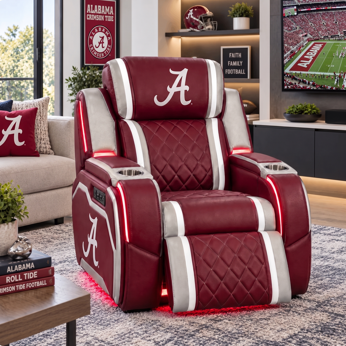 Alabama Crimson Tide Recliner Chair