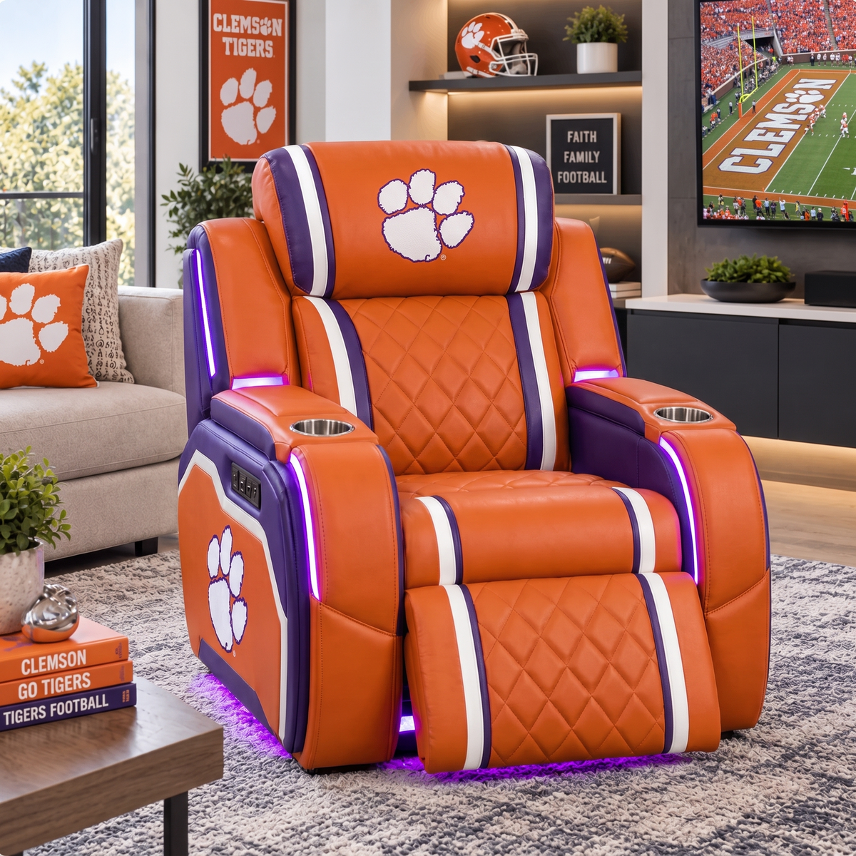 The Clemson Tigers Recliner Chair
